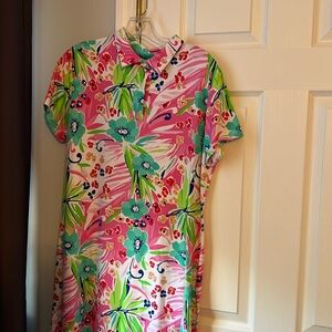 Ibkul short sleeve dress size large